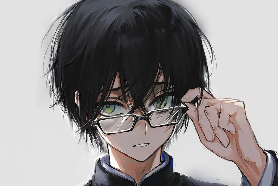 Anime Boy With Black Hair