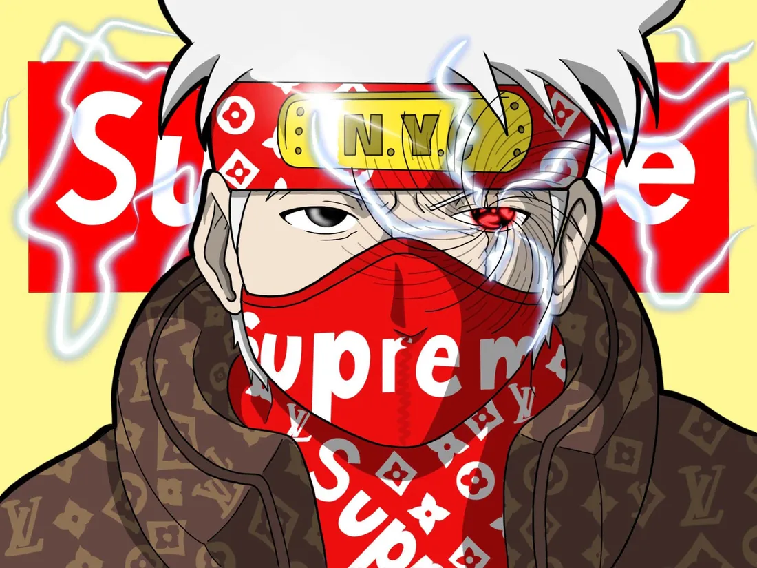 Anime Characters Wearing Supreme