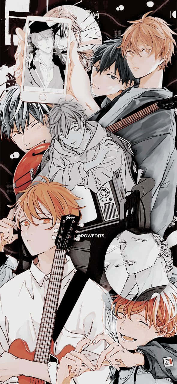 Given Anime, young men, guitars, HD Phone Wallpaper