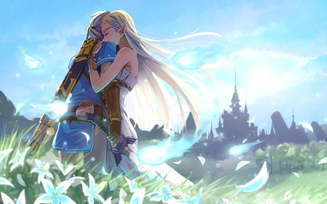 Anime Couple Hug