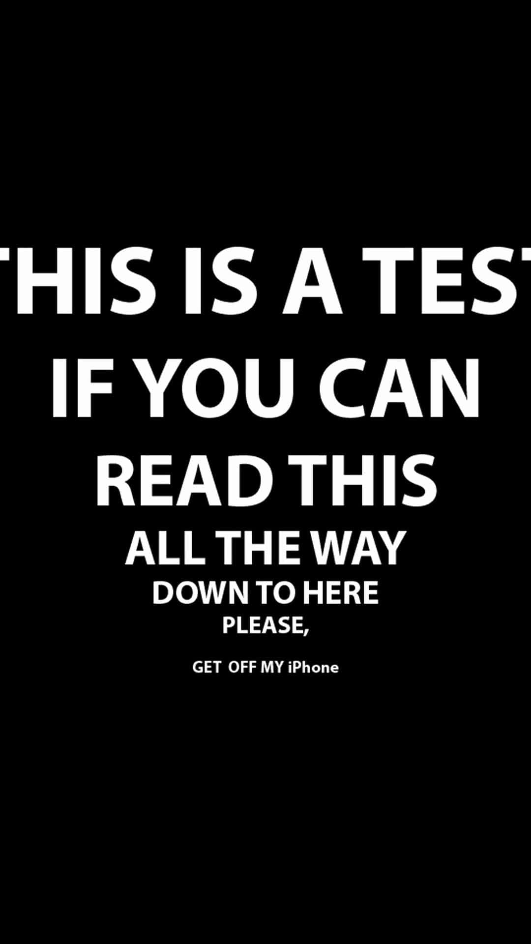 Anime Dont Touch My Phone, iPhone, black background, Full HD Phone Wallpaper