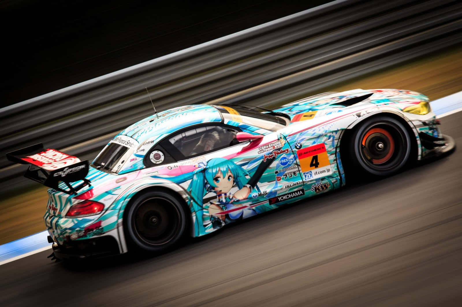 Anime Drift, race car, track, HD Desktop Wallpaper