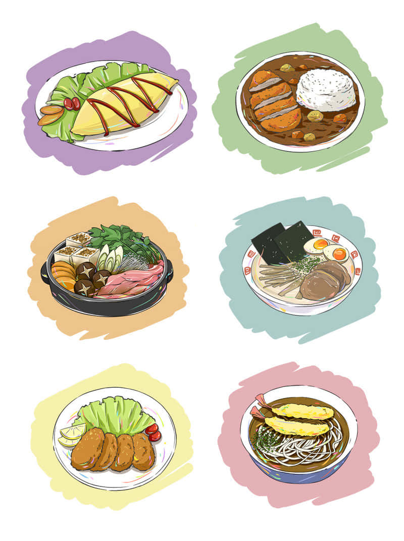 omurice, curry rice, hot pot, SD Phone Wallpaper