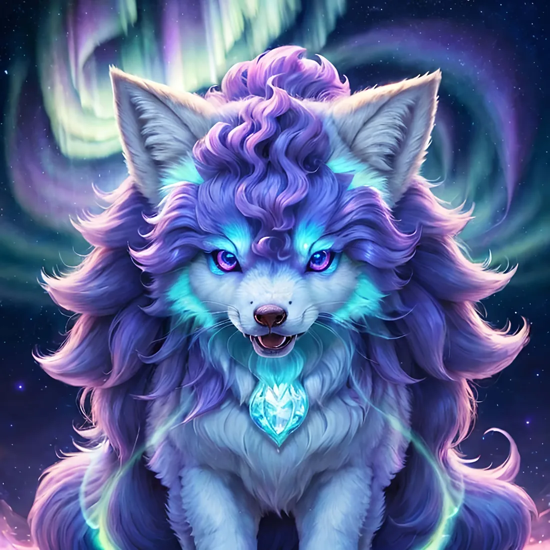 Anime Galaxy Wolf