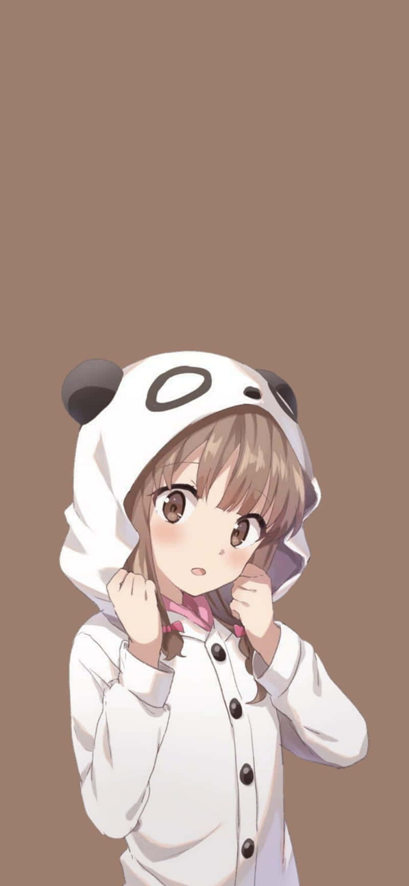 Discord Anime PFP, anime girl, panda onesie, HD Phone Wallpaper