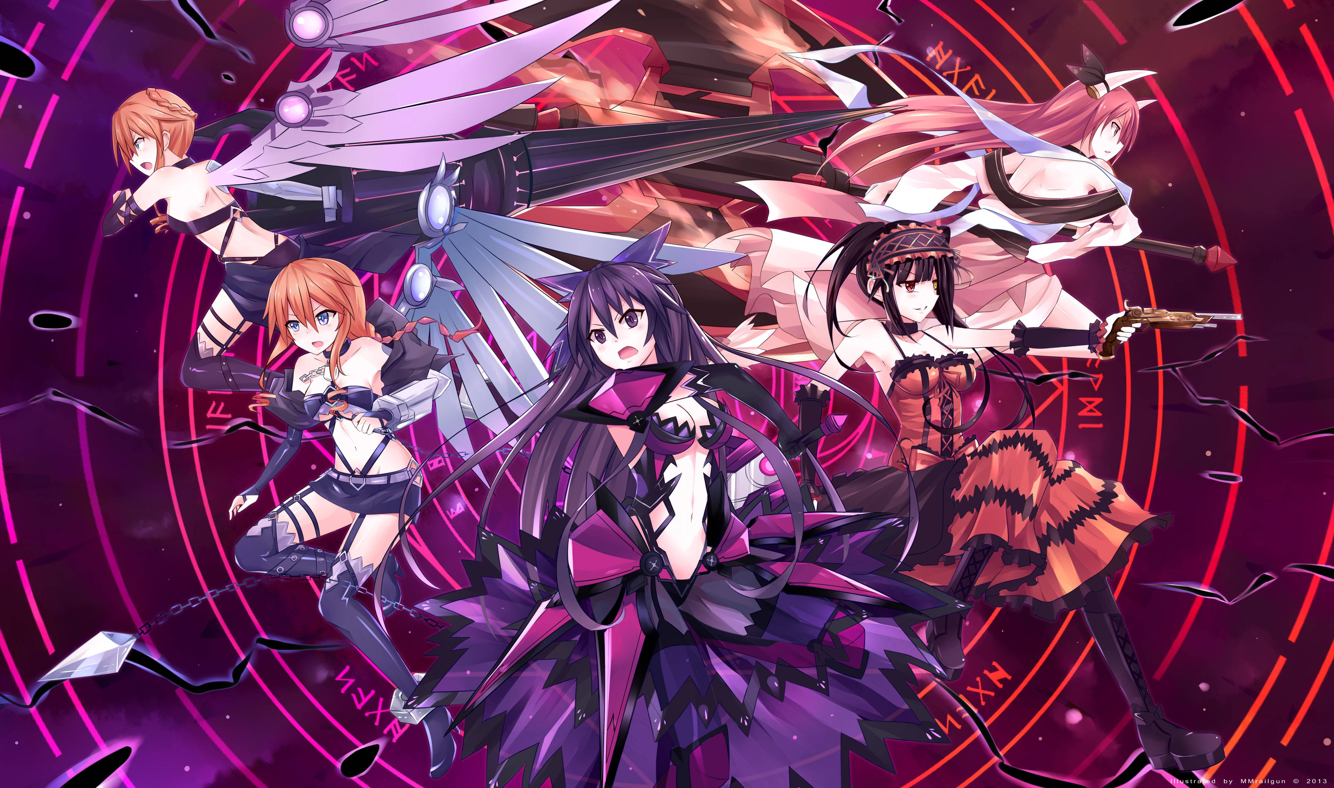A Live, Heroines, mechanical wings, 4K Desktop Wallpaper