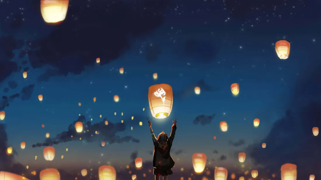Anime Night Scenery