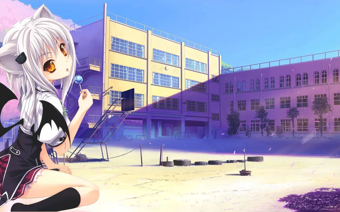 Anime School Scenery