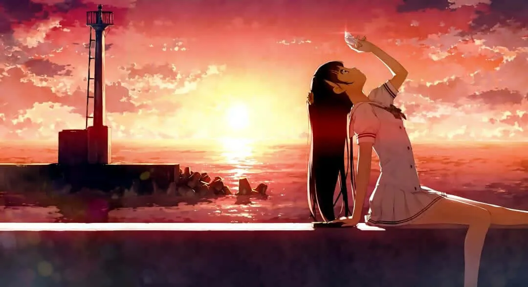 Anime Sunset iPhone