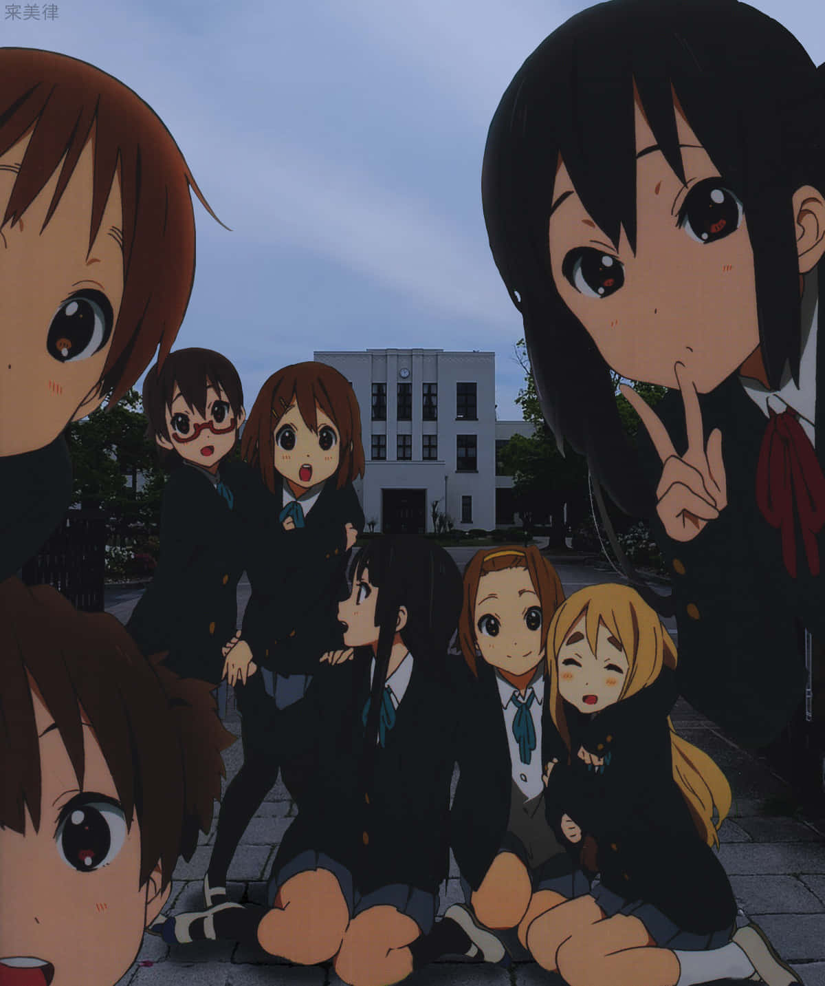 2000s Anime, K On, school uniforms, HD Phone Wallpaper