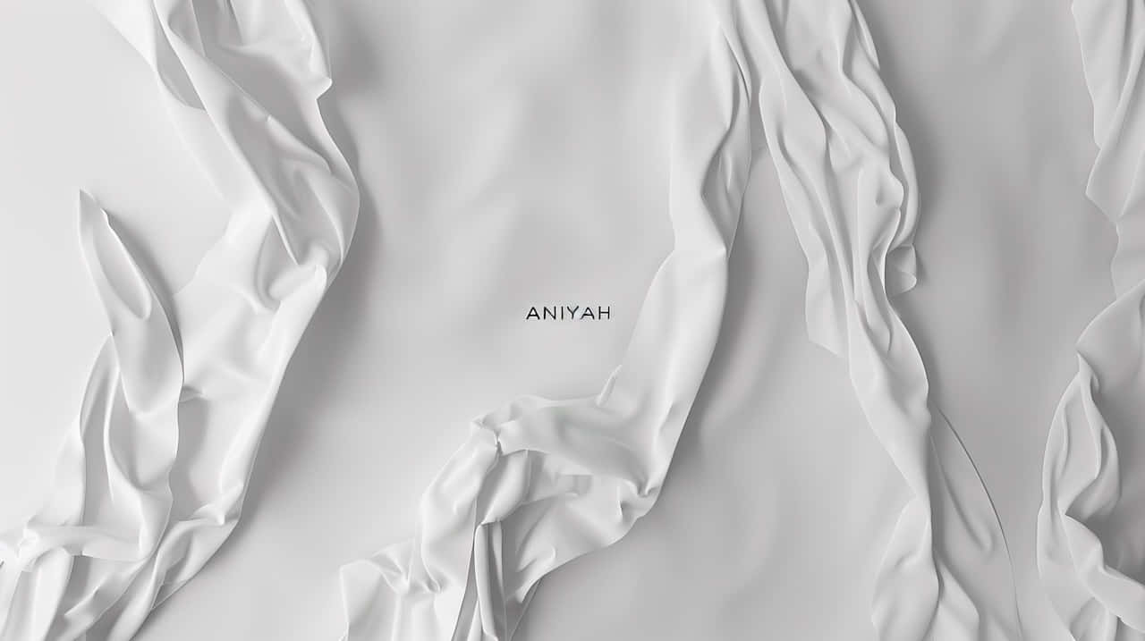 Aniyah, white satin fabric, soft folds, HD Desktop Wallpaper
