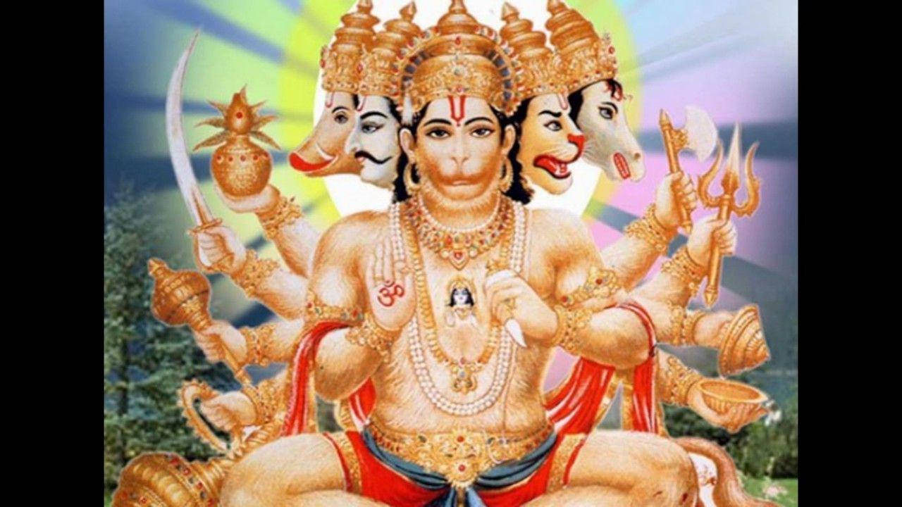 Anjaneya, Hindu deity, elephant head, HD Desktop Wallpaper