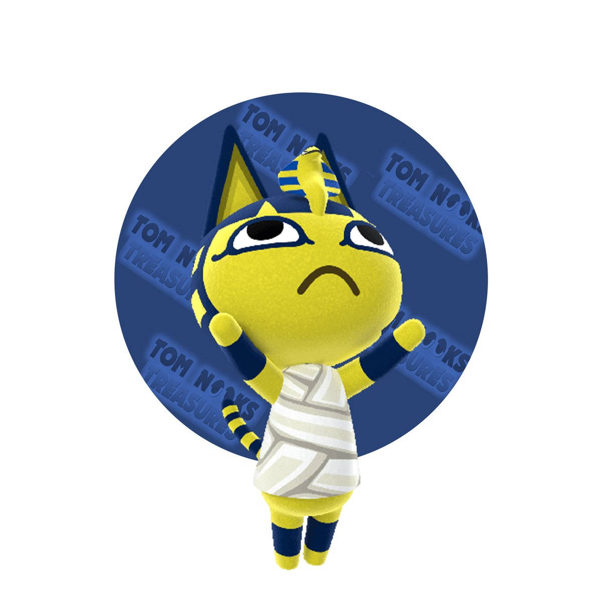 Ankha, Animal Crossing, yellow cat-like character, SD Desktop Wallpaper