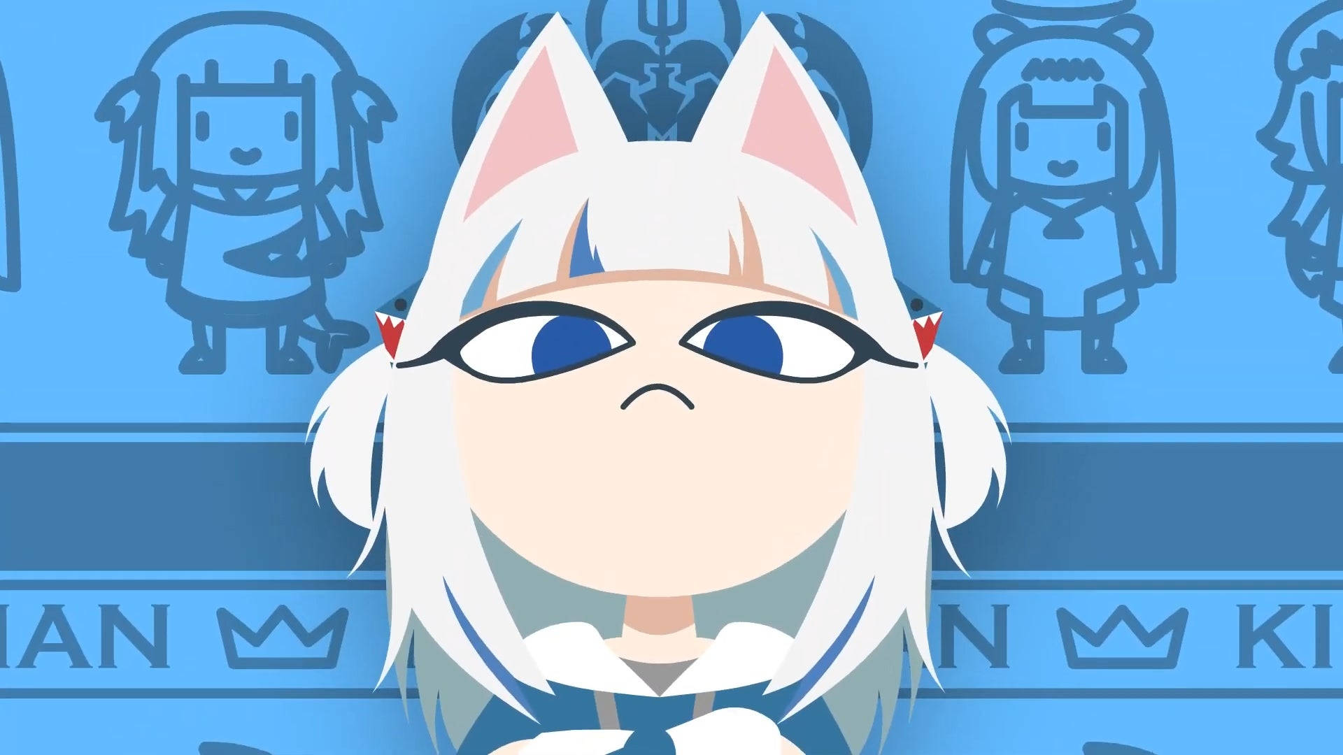 Ankha, Animal Crossing, white hair, Full HD Desktop Wallpaper