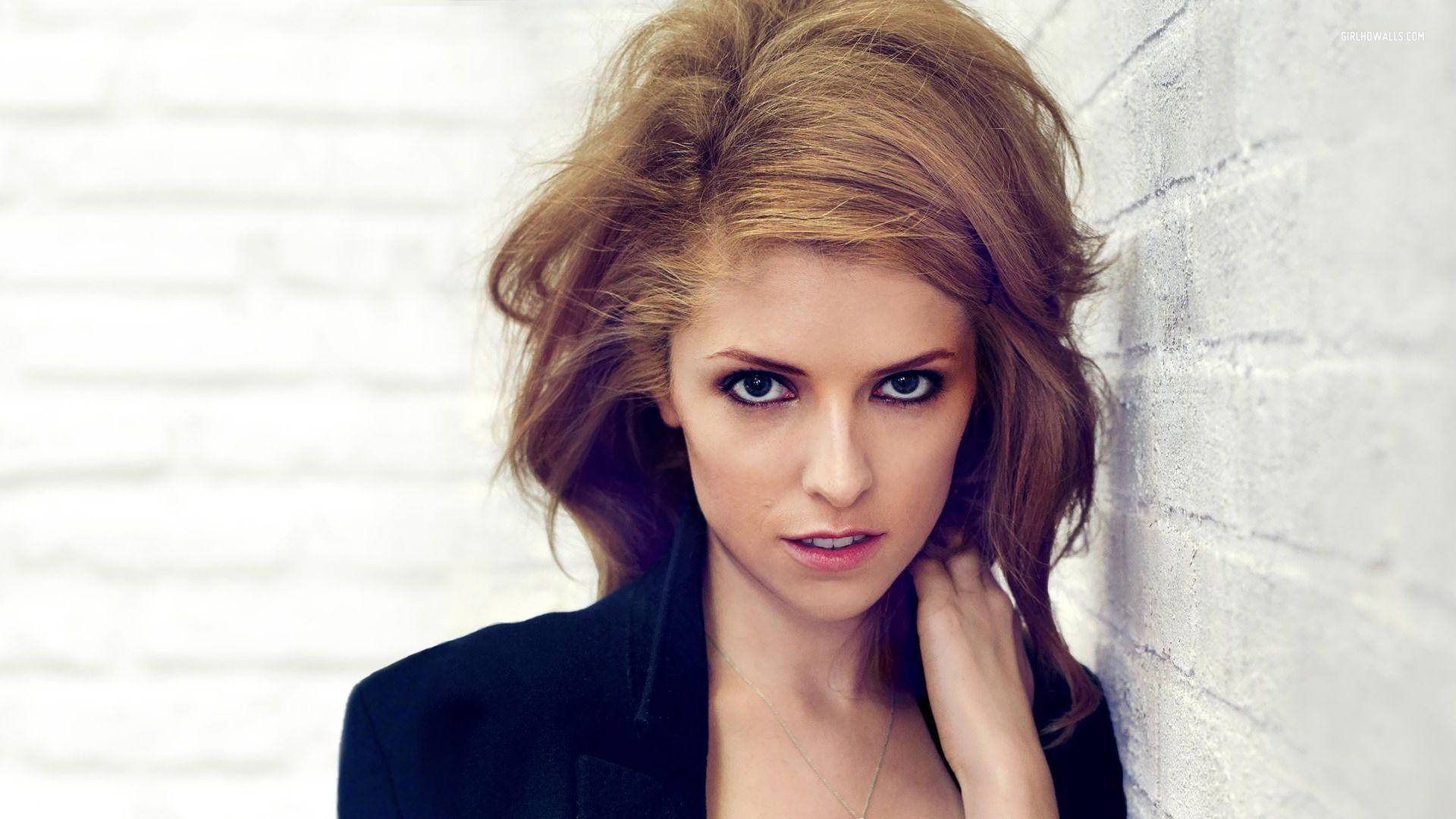 Anna Kendrick, GQ photoshoot, black blazer, Full HD Desktop Wallpaper