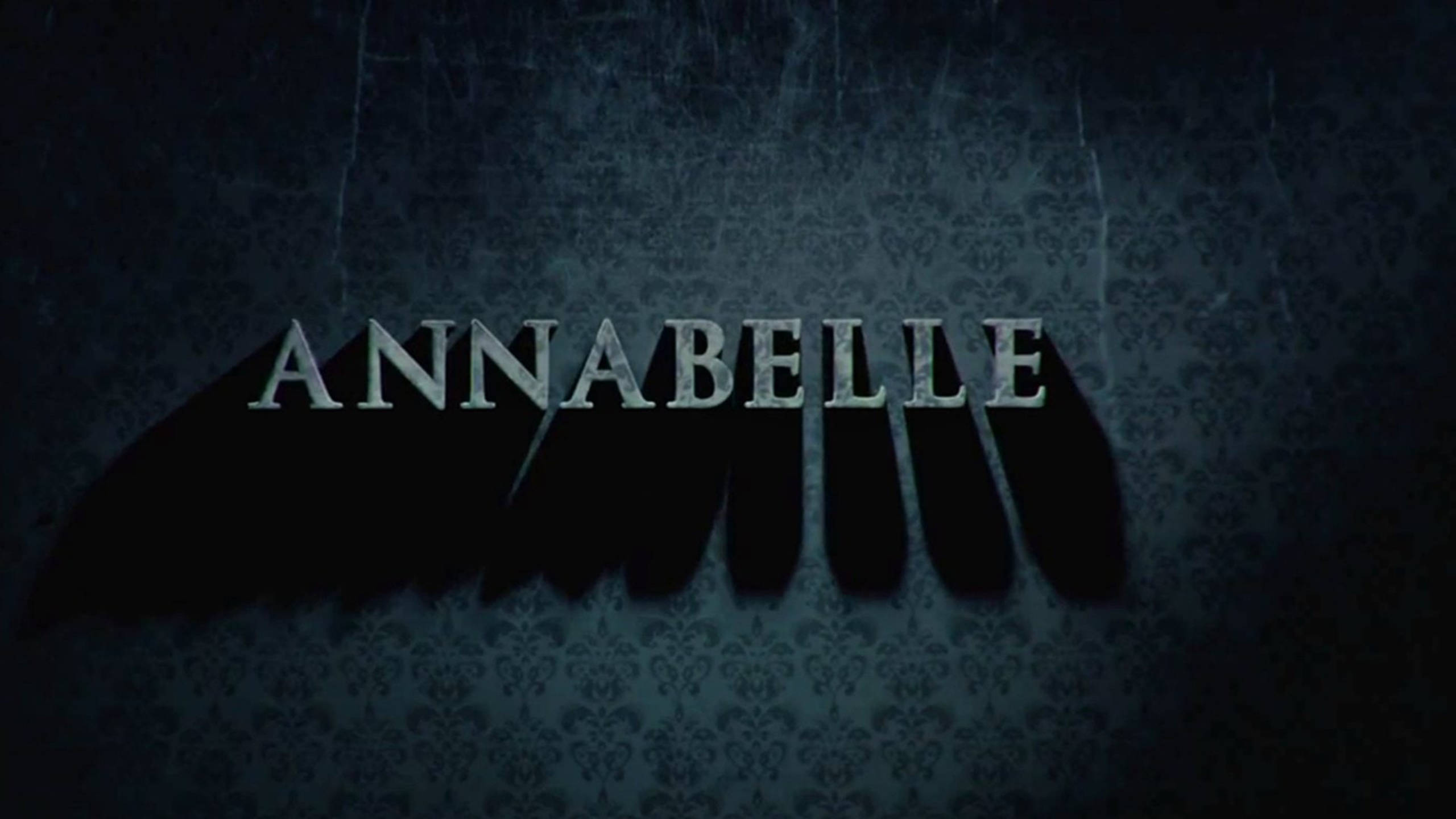 Annabelle, digital movie cover, outstretched wings, 2K Desktop Wallpaper