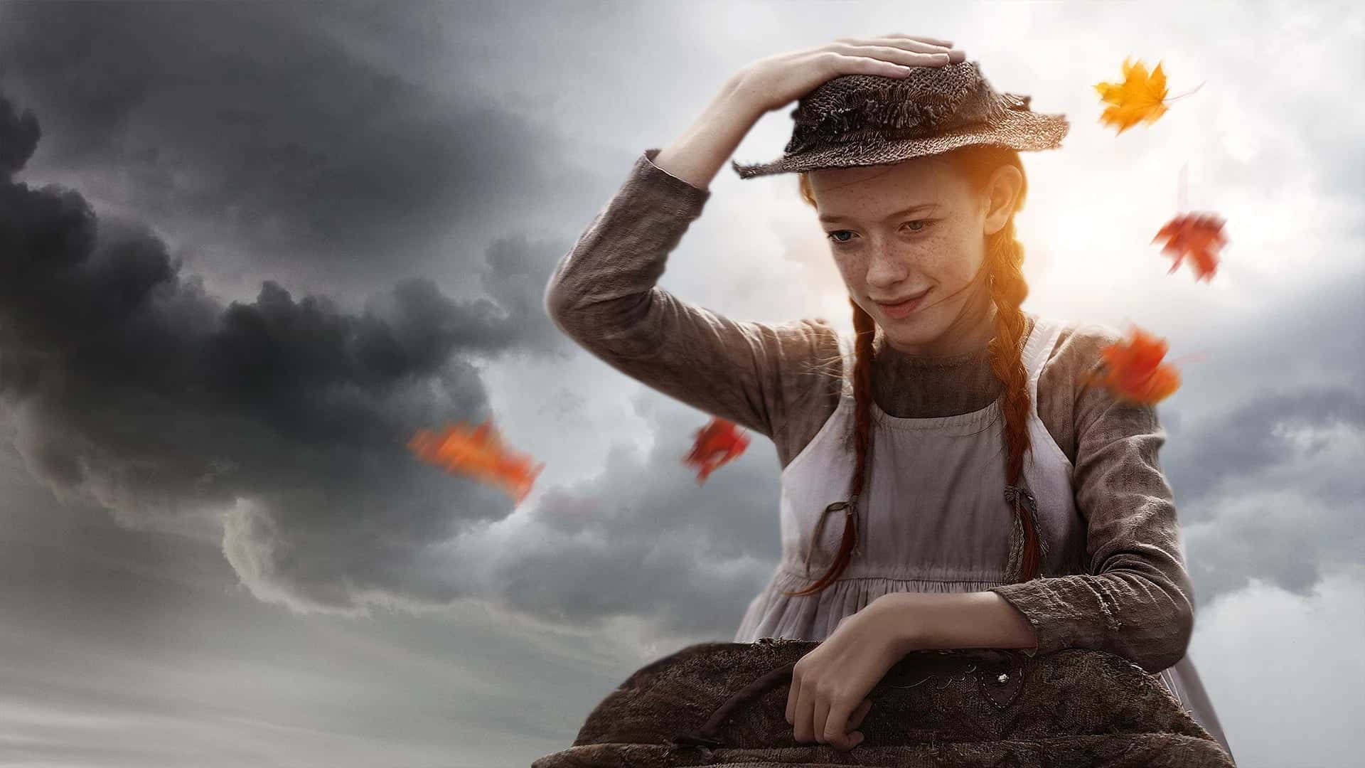 Anne with an E, maple leaves, autumn leaves, Full HD Desktop Wallpaper
