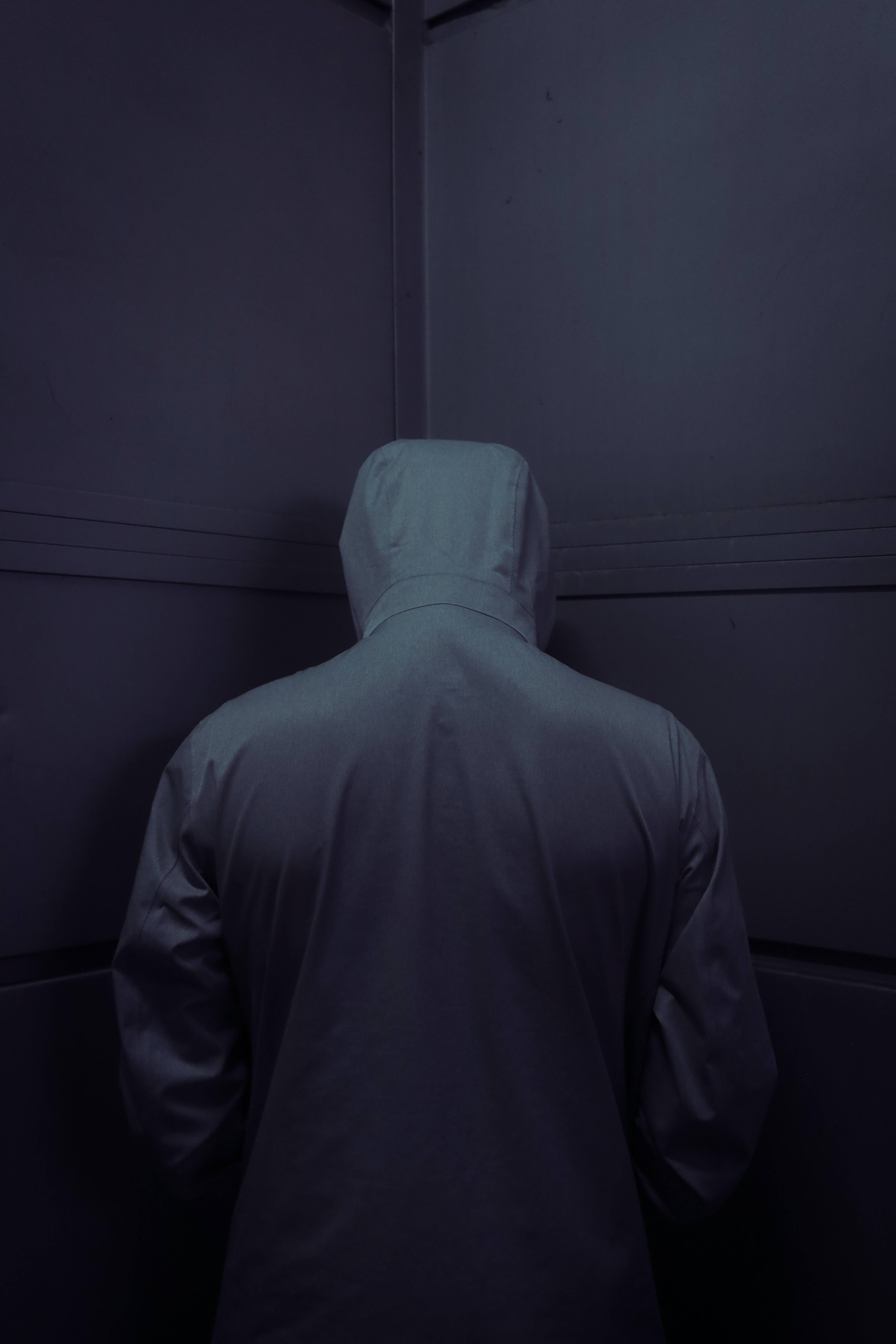 Anonymous, corner, hooded figure, 5K Phone Wallpaper