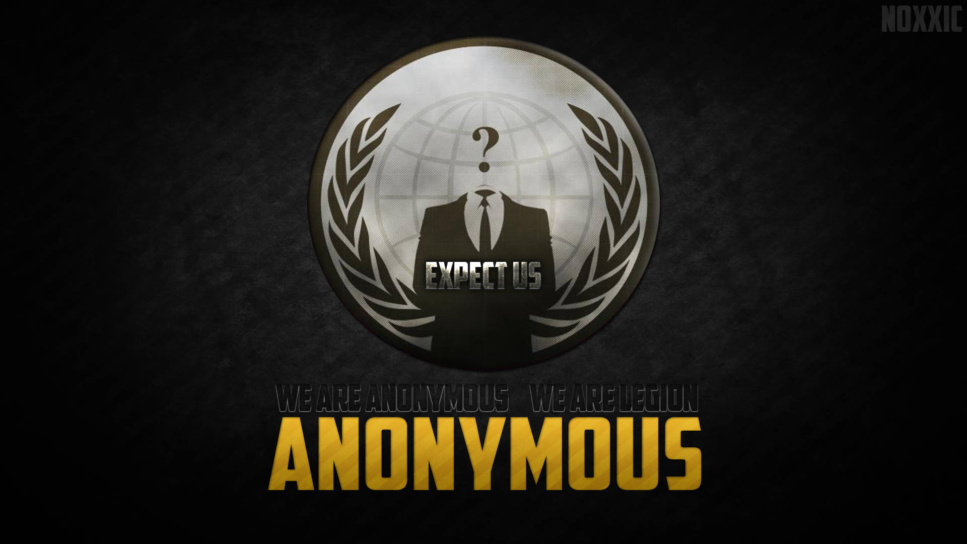 Anonymous, Anonymous logo, suited figure, Full HD Desktop Wallpaper