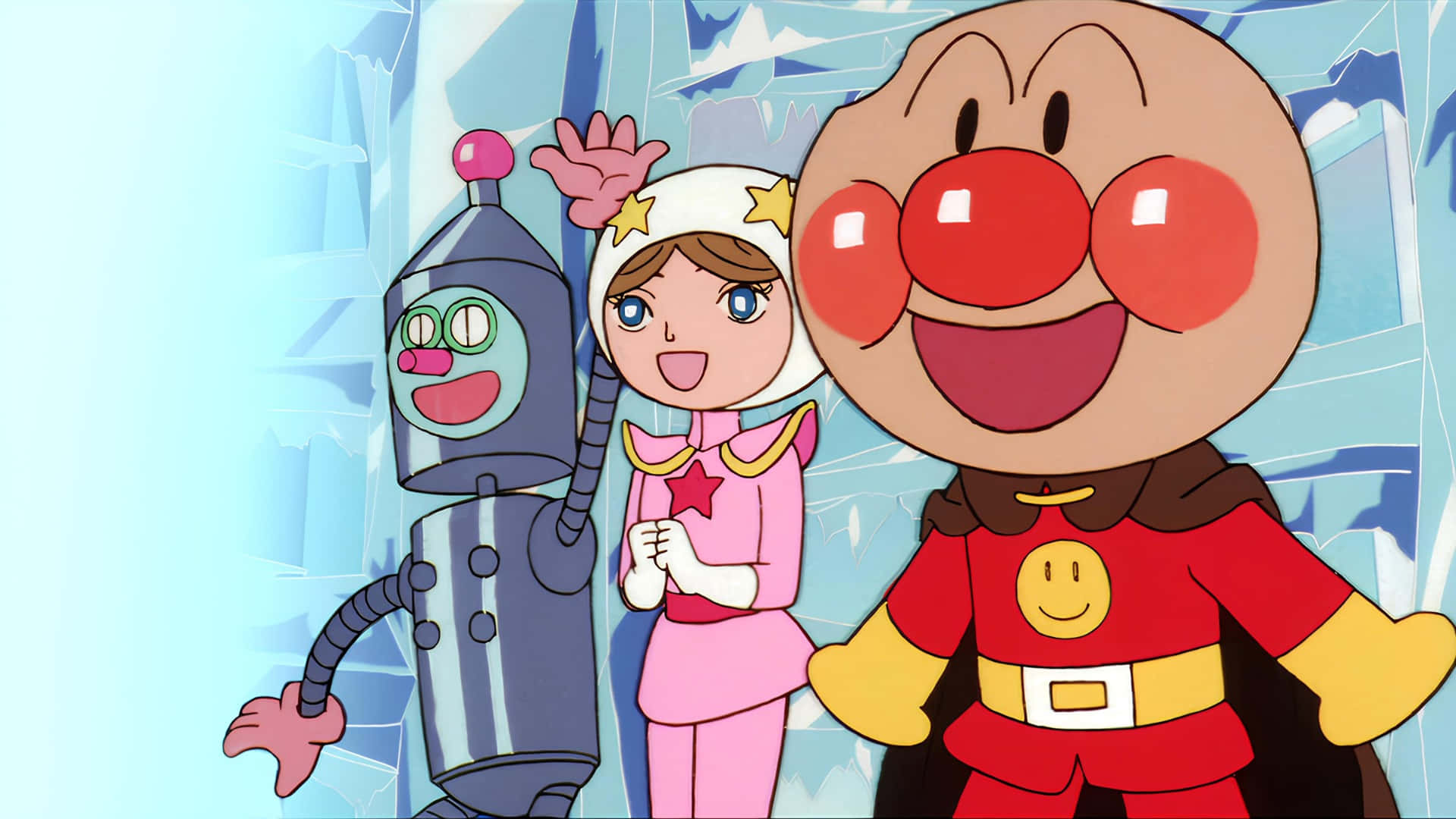 Anpanman, friends, anime characters, Full HD Desktop Wallpaper