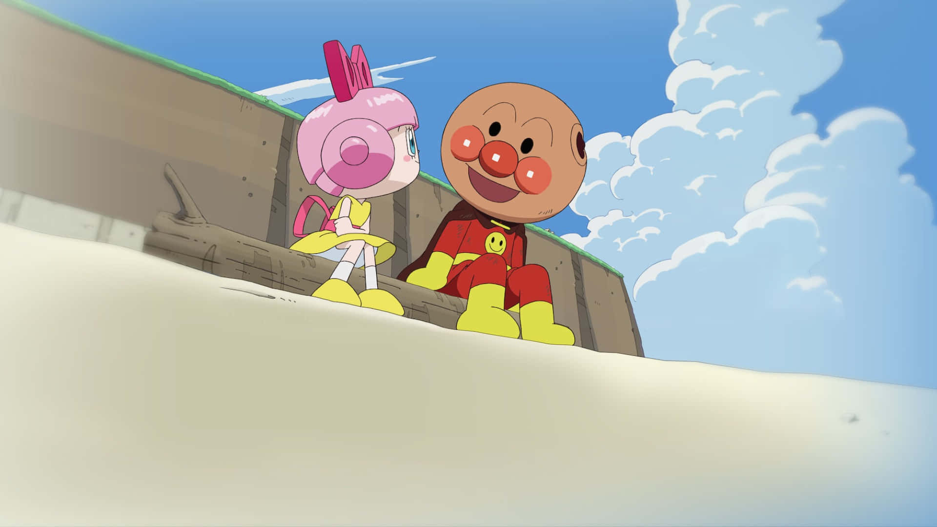 Anpanman, friends, anime characters, Full HD Desktop Wallpaper