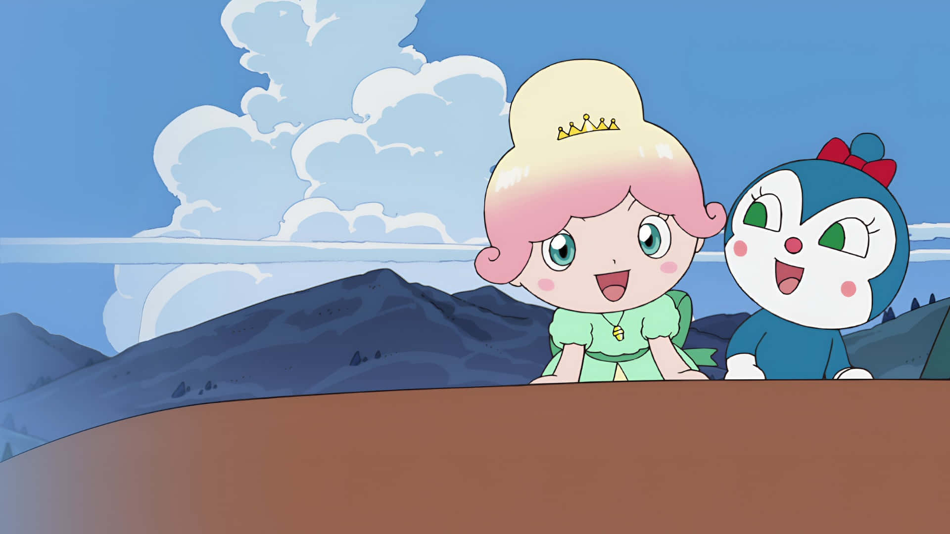 Anpanman, characters, sunset, Full HD Desktop Wallpaper