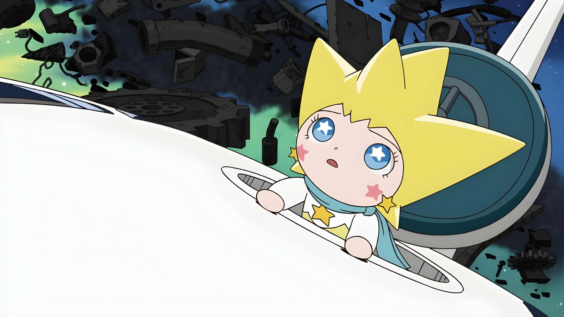 Anpanman, star character, chibi anime girl, Full HD Desktop Wallpaper
