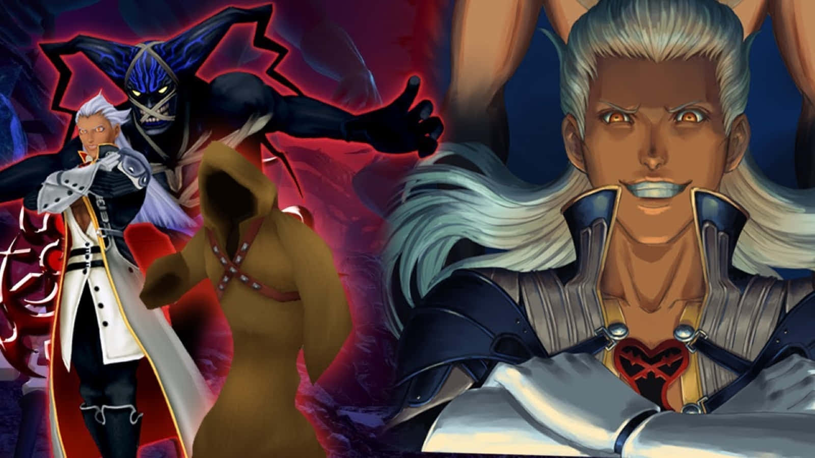 Ansem Seeker of Darkness, glowing eyes, dark energy, HD Desktop Wallpaper