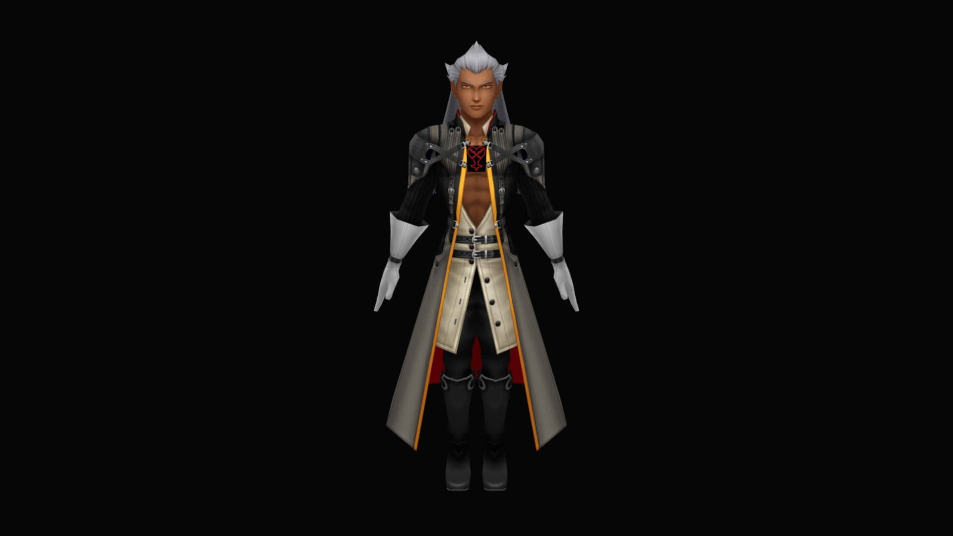 Ansem, Seeker of Darkness, silver hair, layered coat, Full HD Desktop Wallpaper