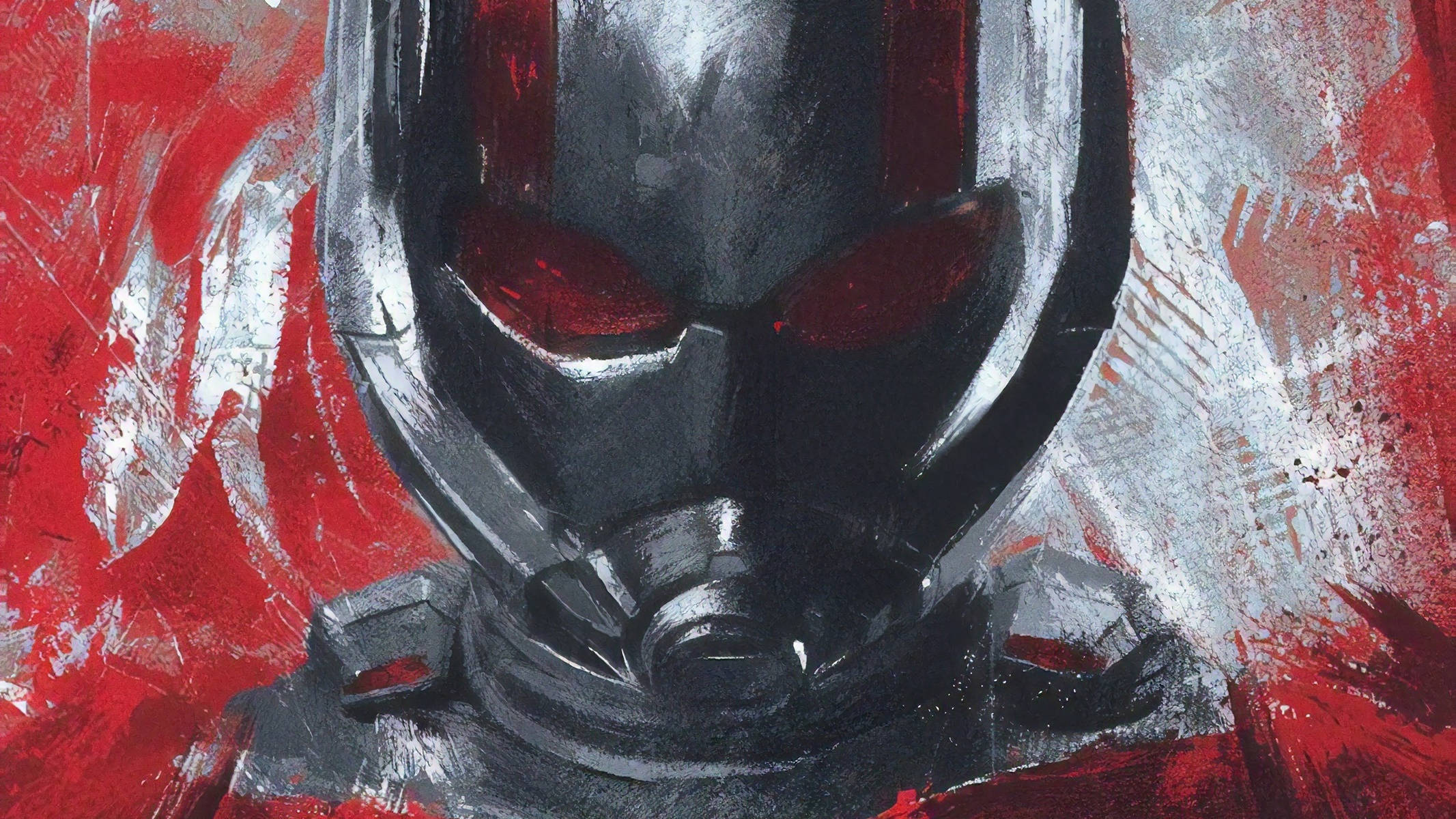 Ant-Man, helmet, glowing red eyes, Full HD Desktop Wallpaper