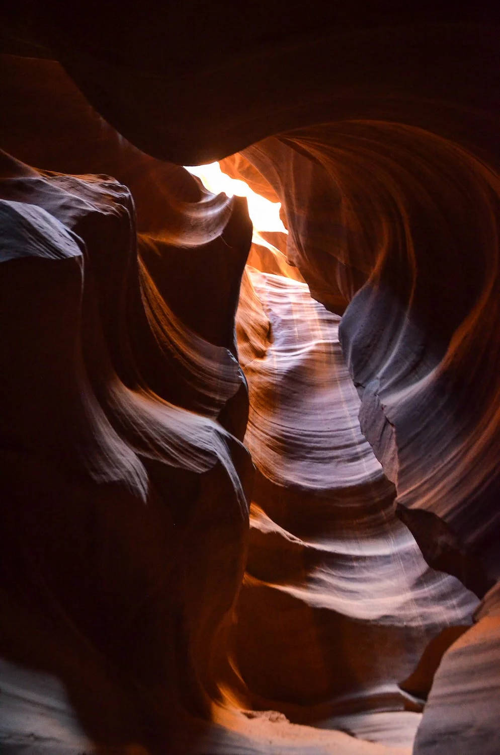 Antelope Canyon, sunlight, narrow slot canyon, HD Phone Wallpaper
