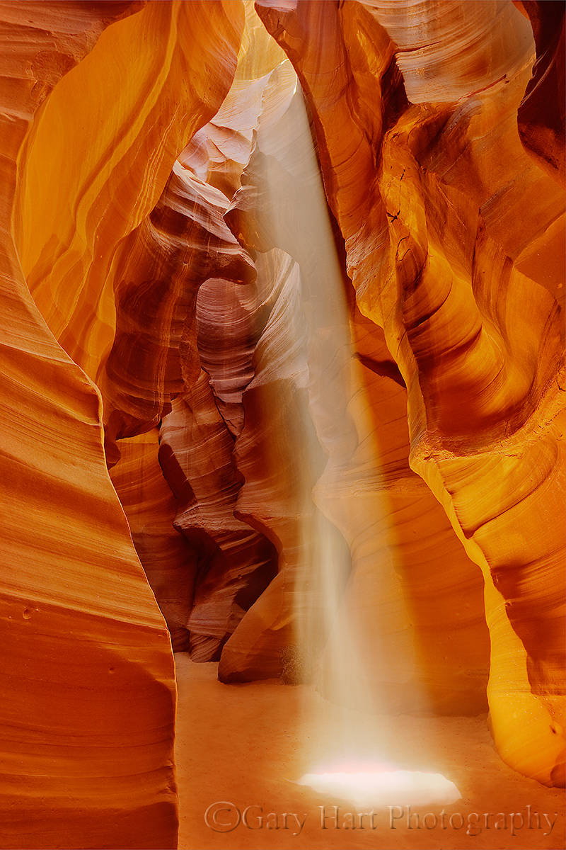 Antelope Canyon, sunlight, narrow slot canyon, SD Phone Wallpaper