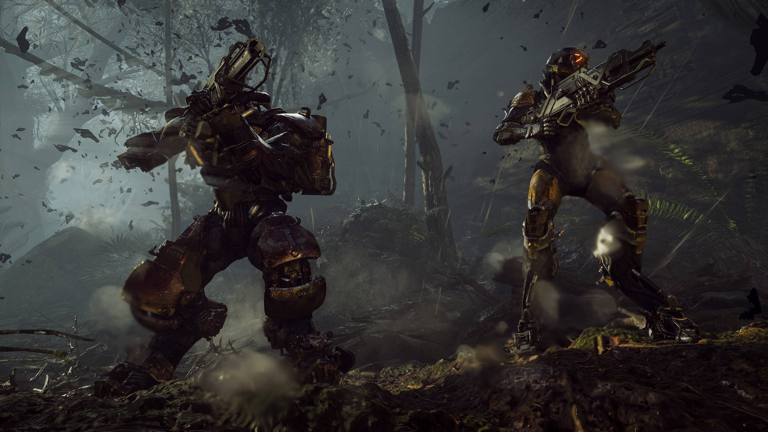 Anthem 4K, Storm Characters, armored soldiers, 2K Desktop Wallpaper