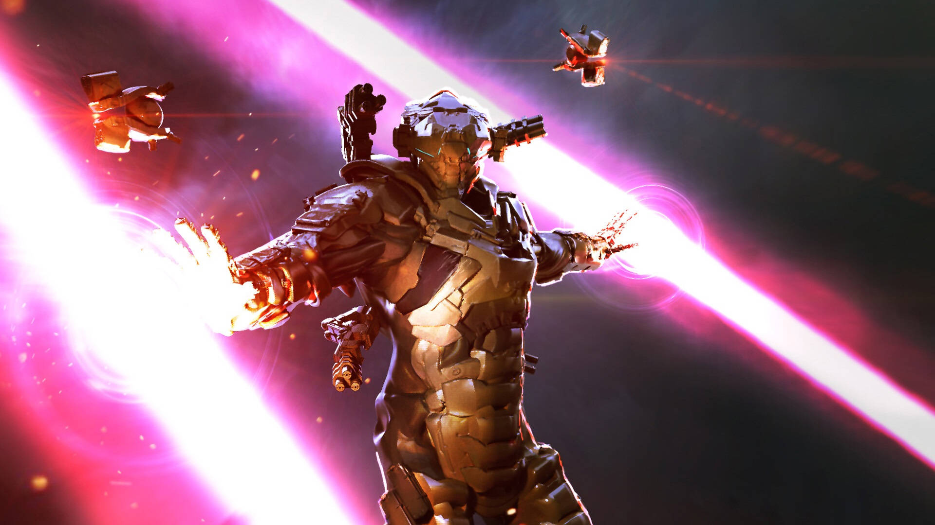 Anthem, 4K, pink glow, Full HD Desktop Wallpaper
