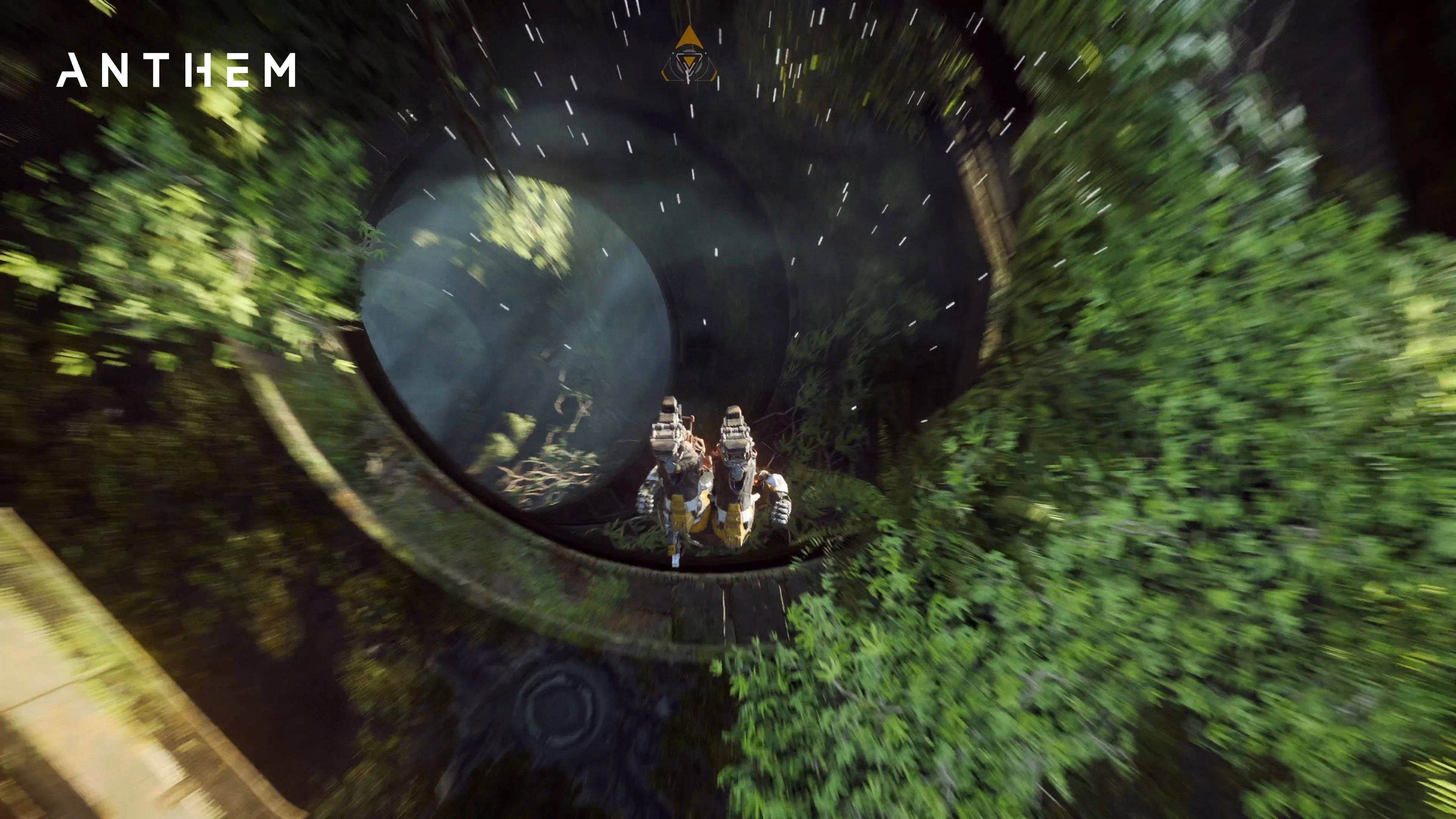 Anthem 4K, tunnel, lush green forest, 4K Desktop Wallpaper