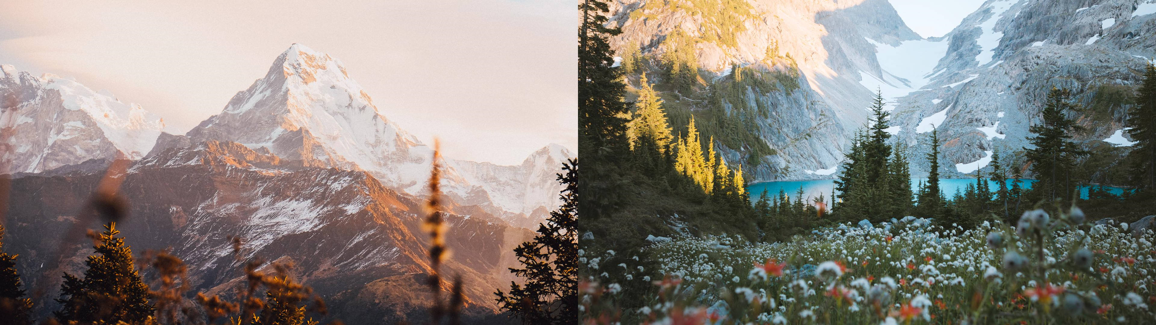 Anthem, dual monitor background, snow-capped mountain peaks, 4K Desktop Wallpaper