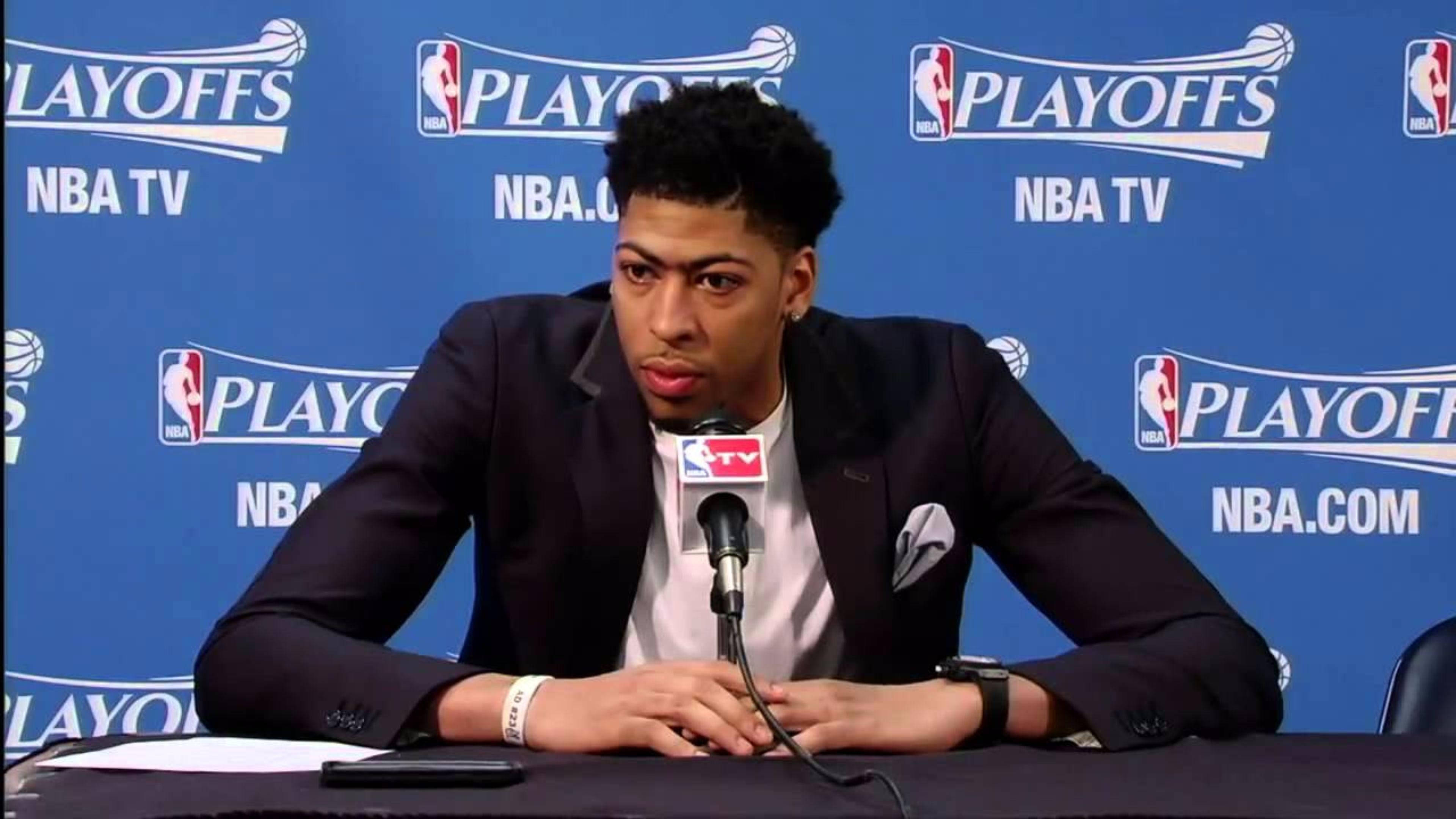 Anthony Davis, press conference, suit, 4K Desktop Wallpaper