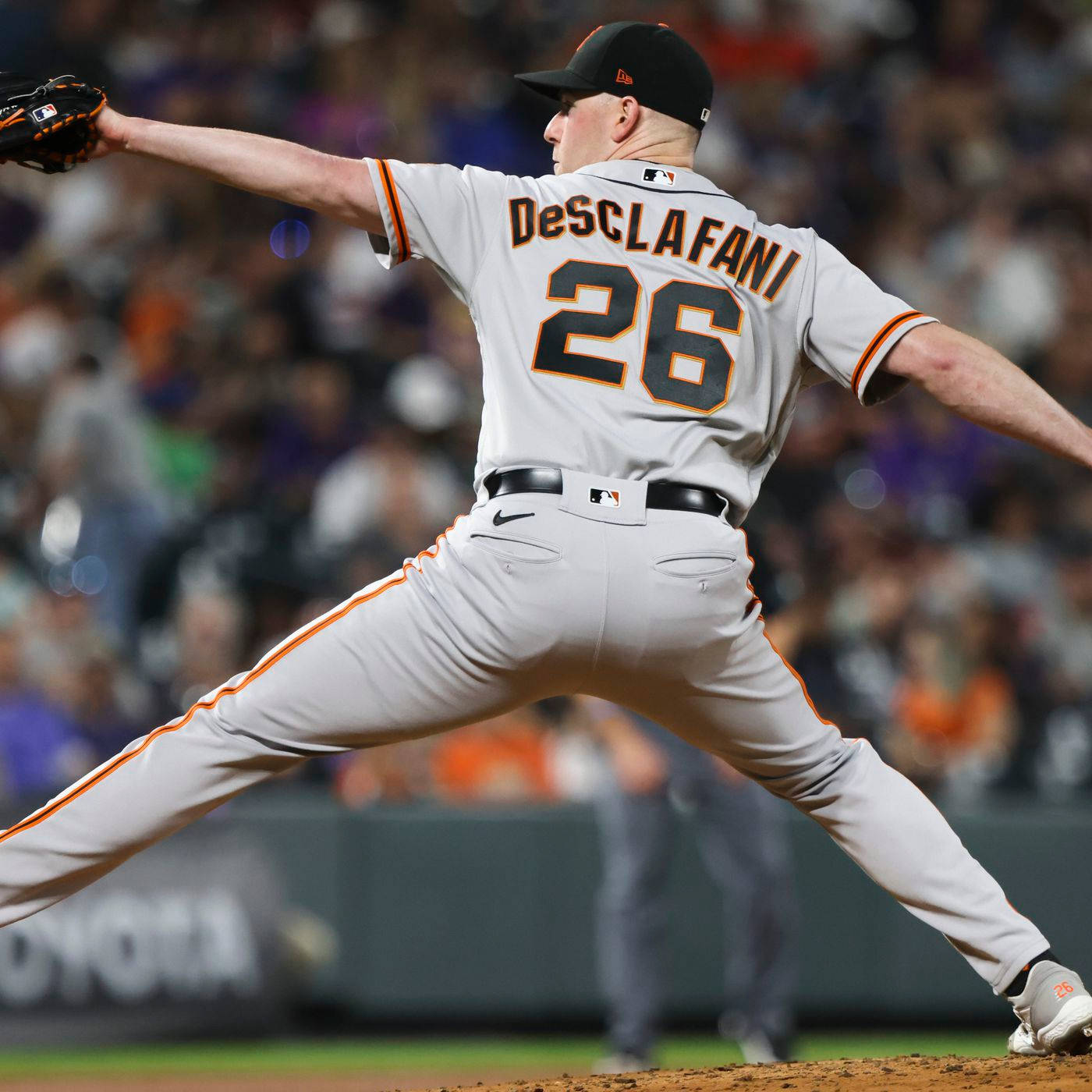Anthony Desclafani, pitching stride, gray uniform, HD Desktop Wallpaper