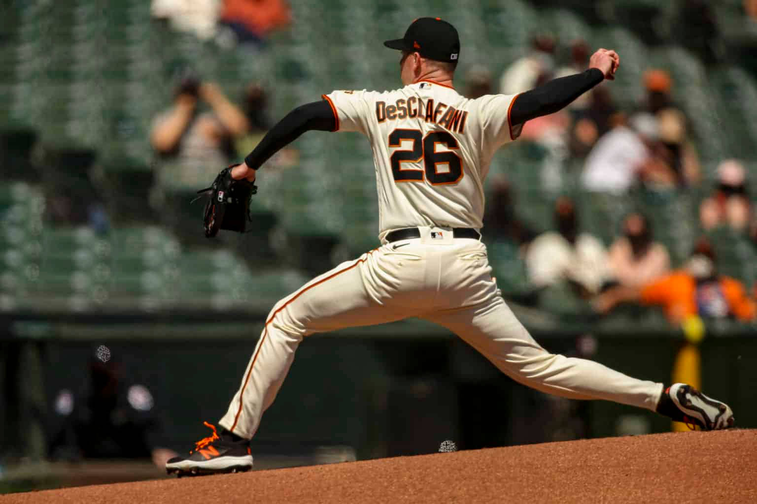 Anthony Desclafani, number 26, white uniform, HD Desktop Wallpaper