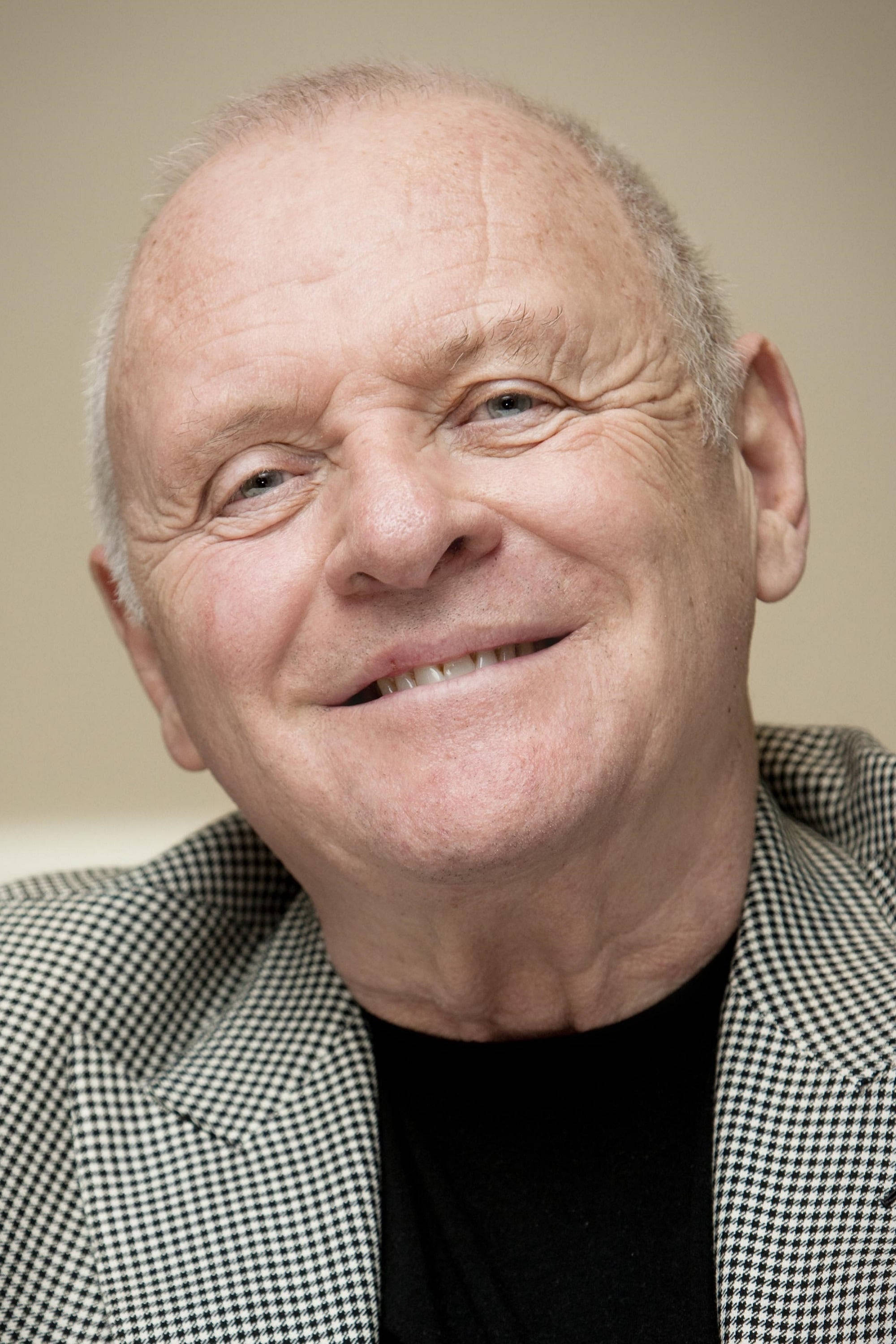 Anthony Hopkins, buzz cut, white hair, 2K Phone Wallpaper