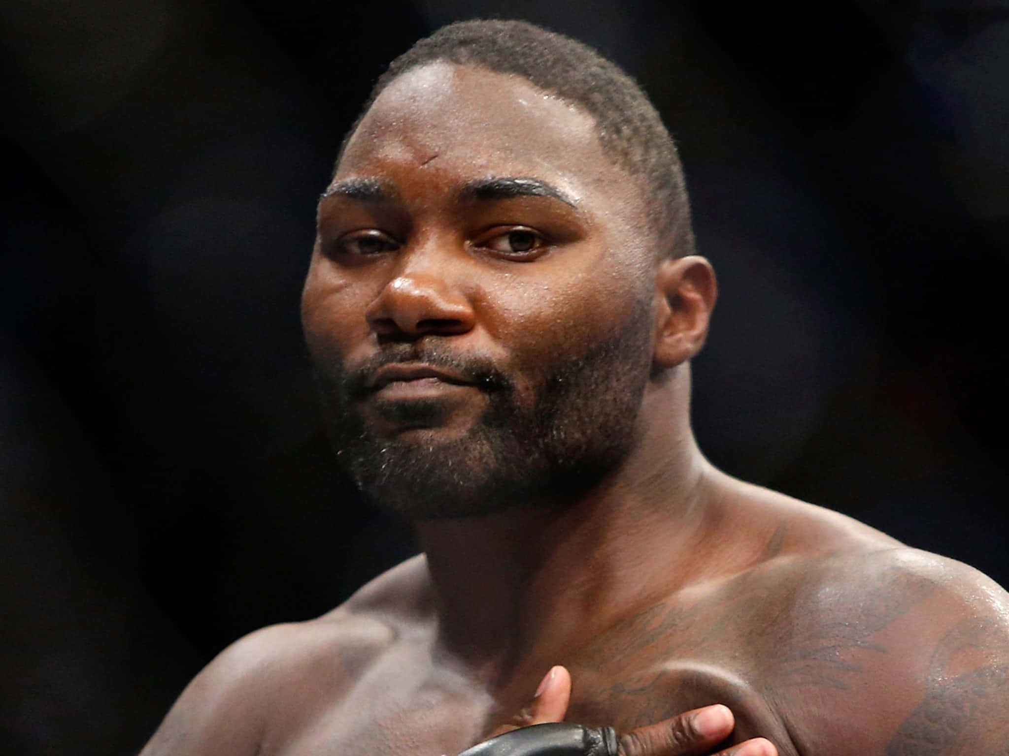 Anthony Johnson, mixed martial artist, tattoos, Full HD Desktop Wallpaper