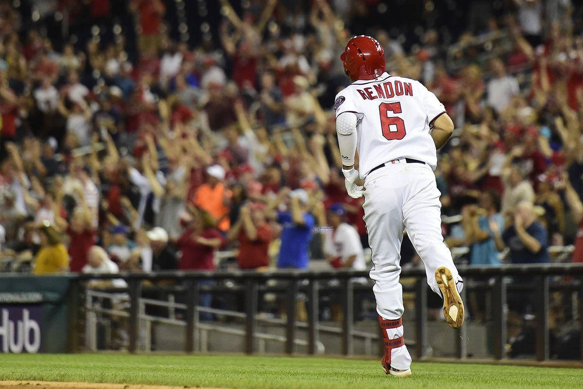 Anthony Rendon, white uniform, red number 6, SD Desktop Wallpaper