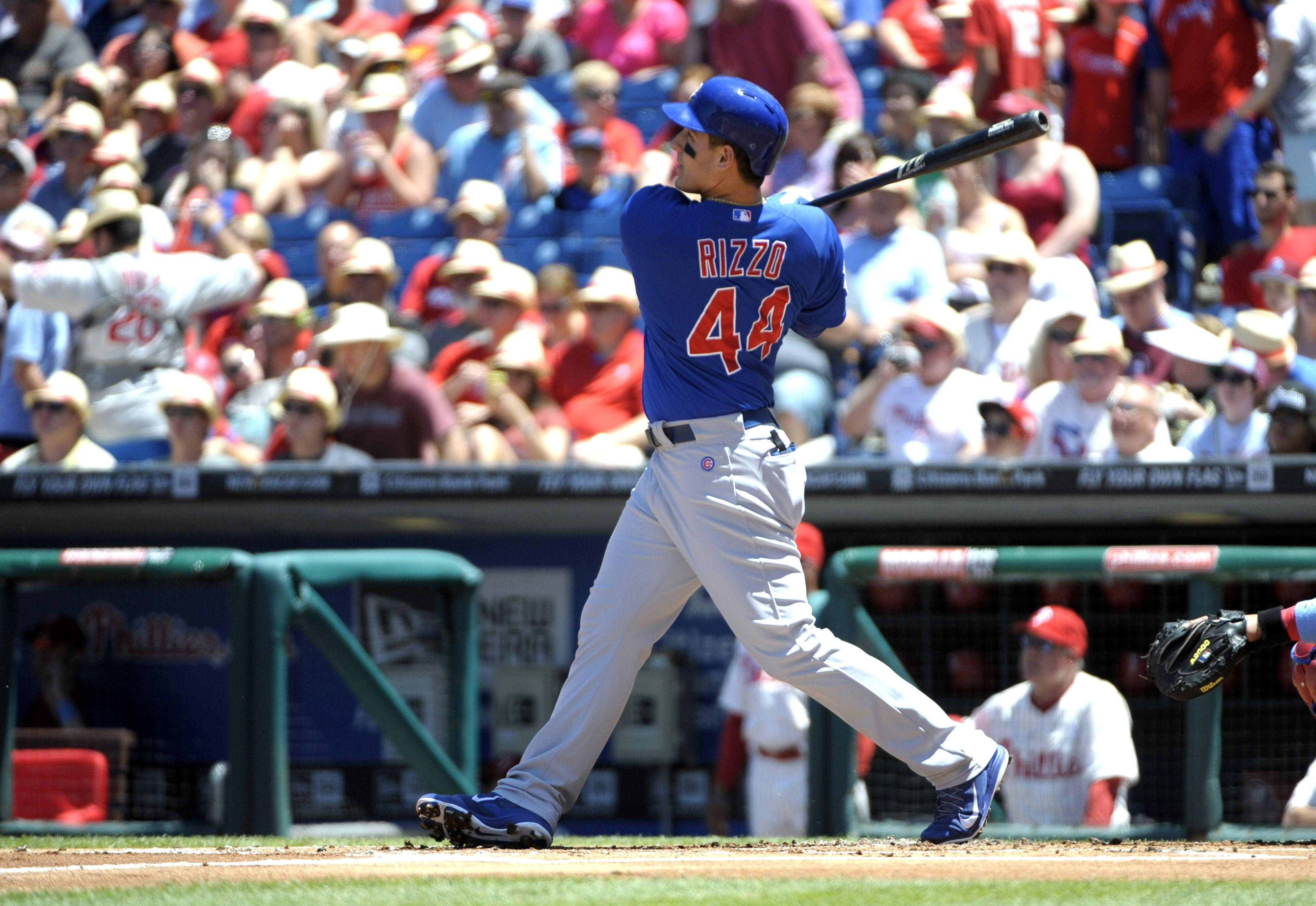 Anthony Rizzo, blue jersey, bat, 4K Desktop Wallpaper