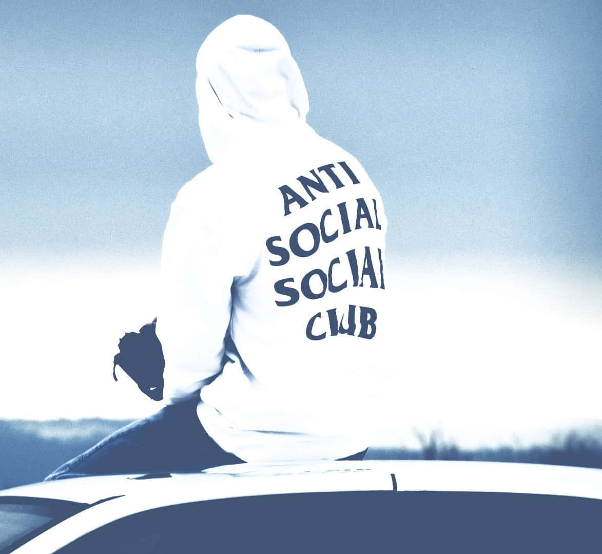 Anti Social Club, iPhone, white hoodie, SD Desktop Wallpaper