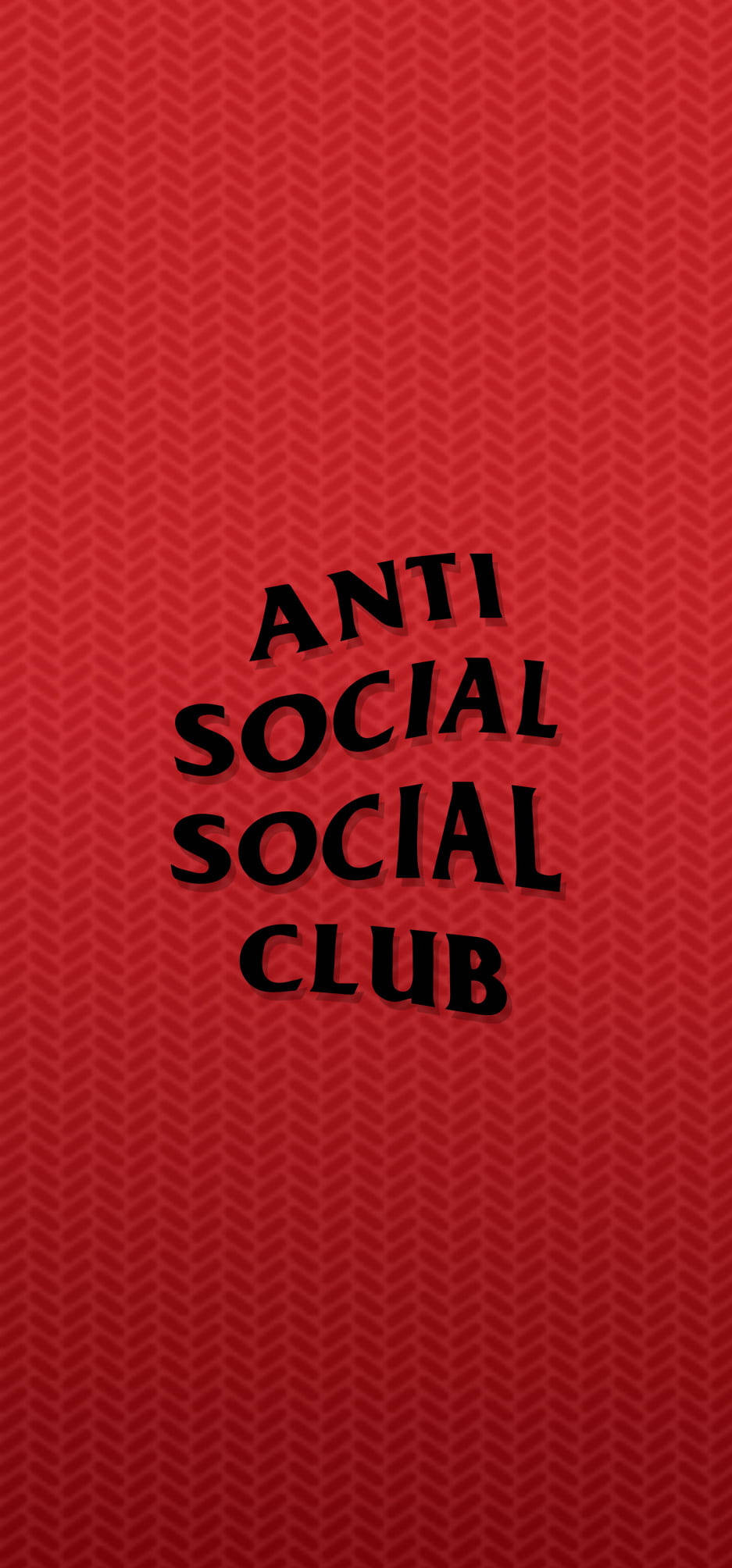 Anti Social Social Club, red, black, Full HD Phone Wallpaper