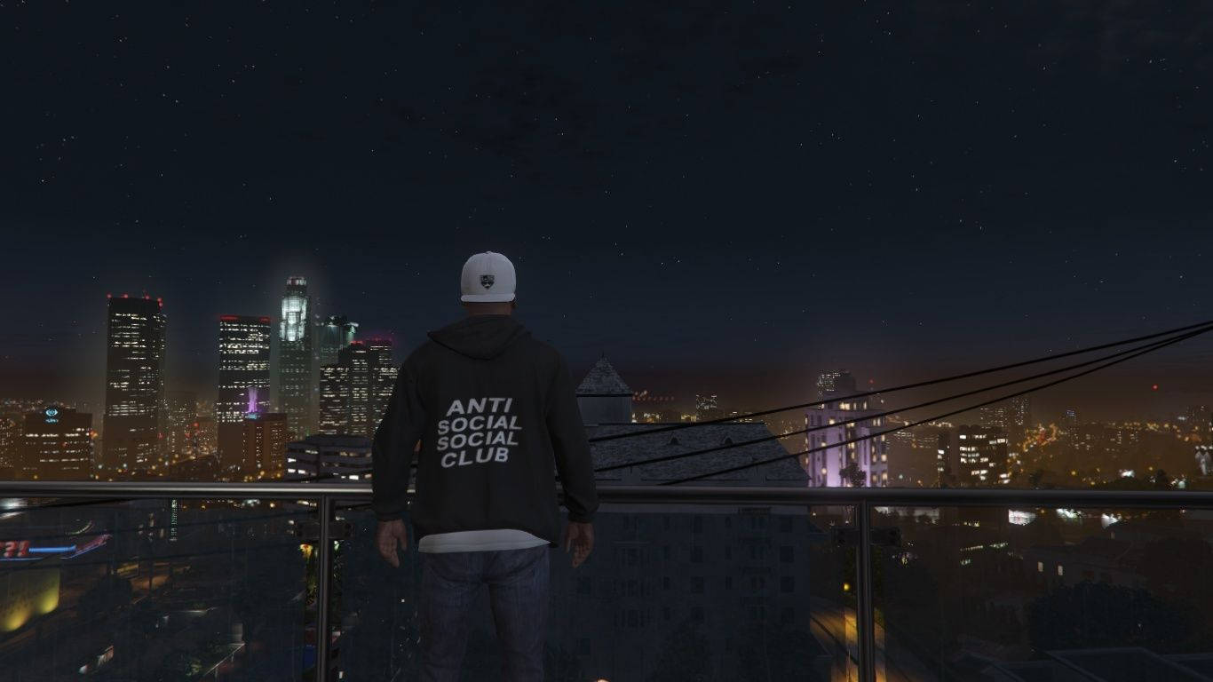 Anti Social Social Club, hoodie, rooftop, HD Desktop Wallpaper