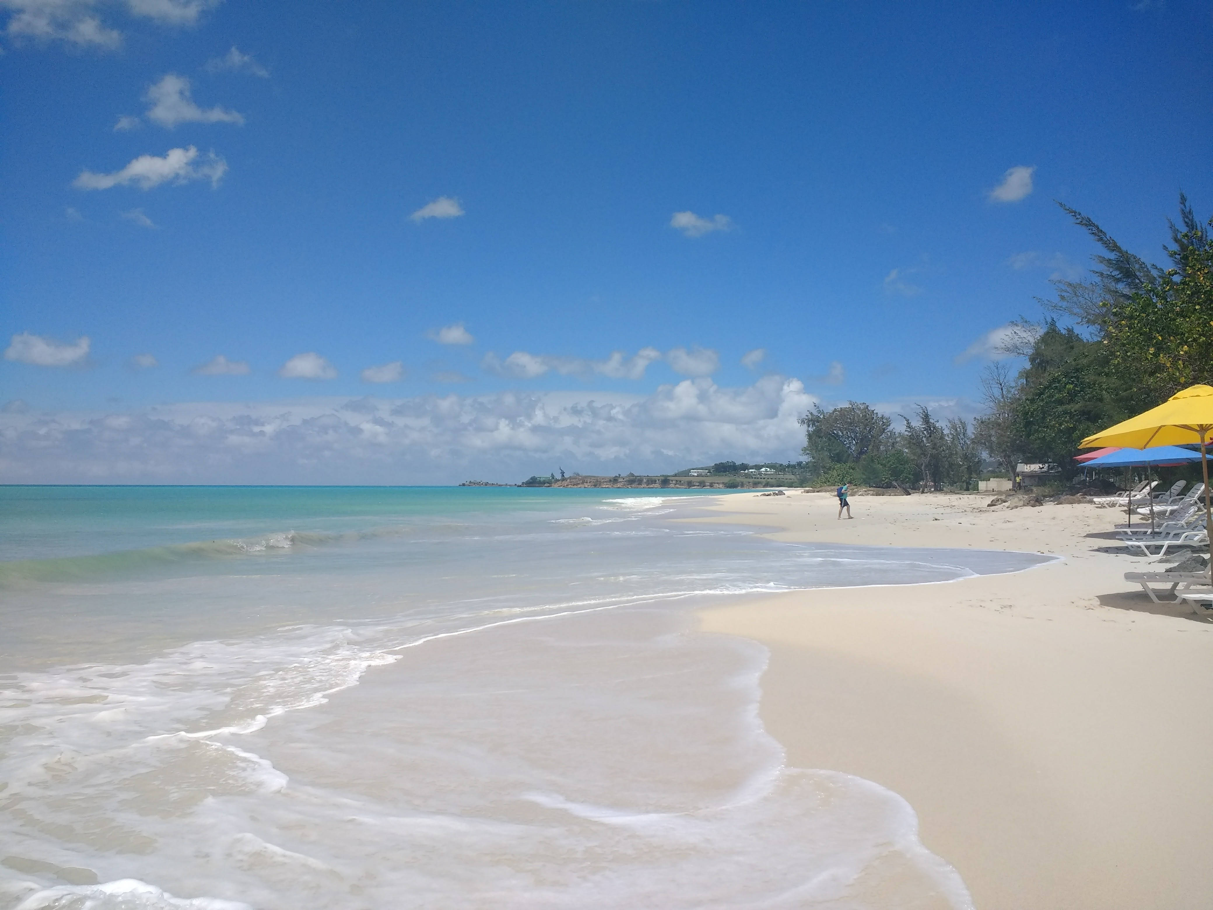 beach, Antigua And Barbuda, turquoise waters, 4K Desktop Wallpaper