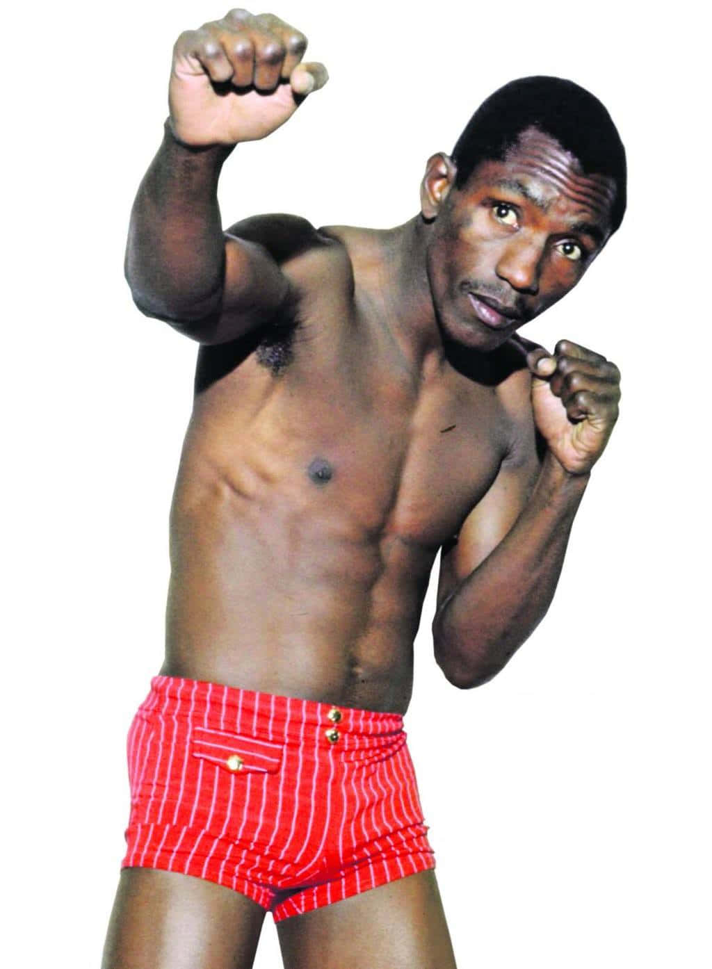Antonio Cervantes, red striped shorts, white background, HD Phone Wallpaper