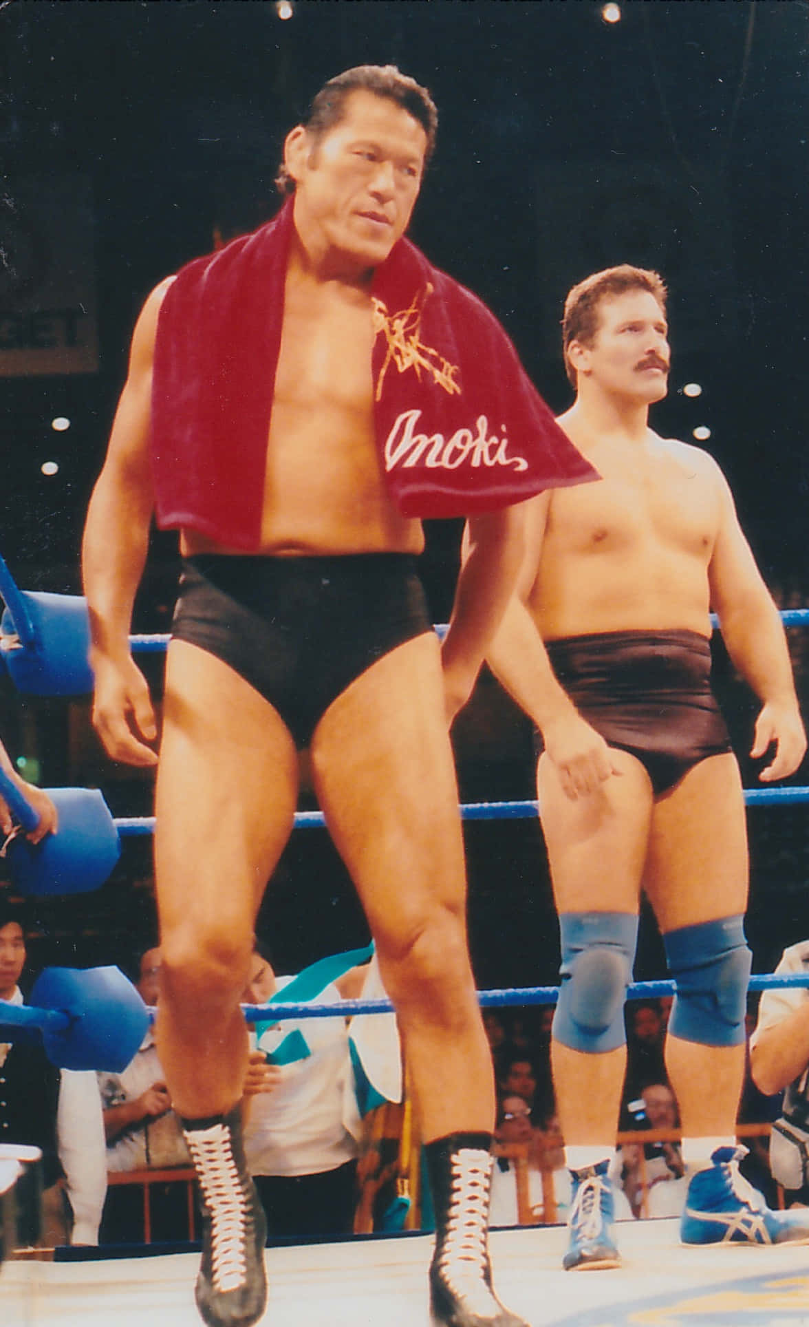 Antonio Inoki, red towel, Inoki, Full HD Phone Wallpaper