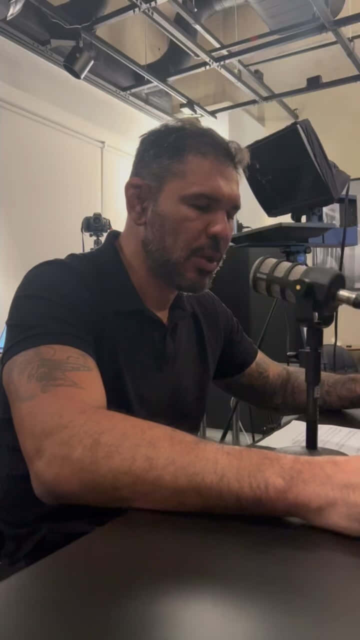 Antônio Rodrigo Nogueira, microphone, studio, HD Phone Wallpaper